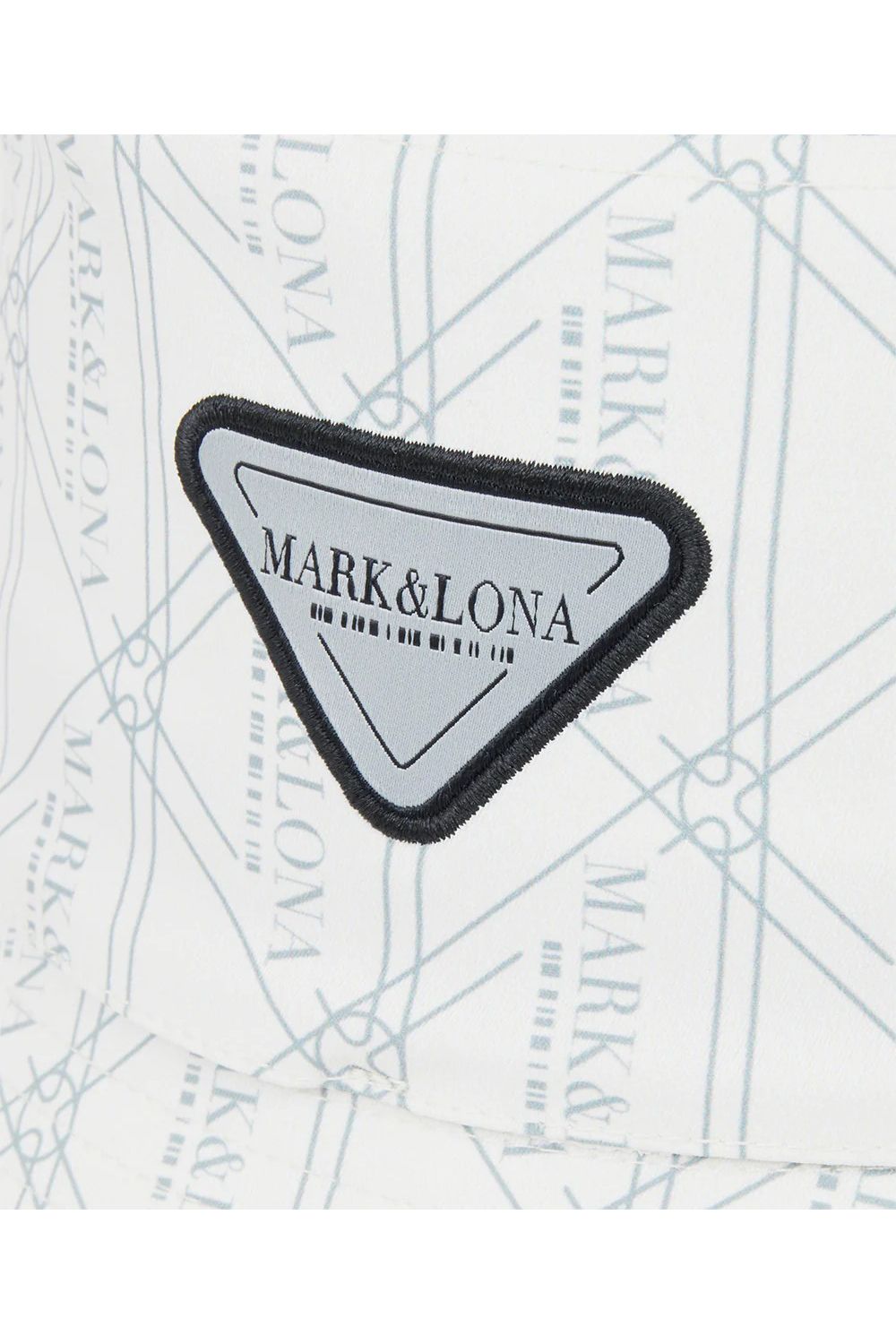 【26SS】【CODE COLLECTION】 TGHT / ジオメトリックパターン サンシールド付き バケットハット (ホワイト)