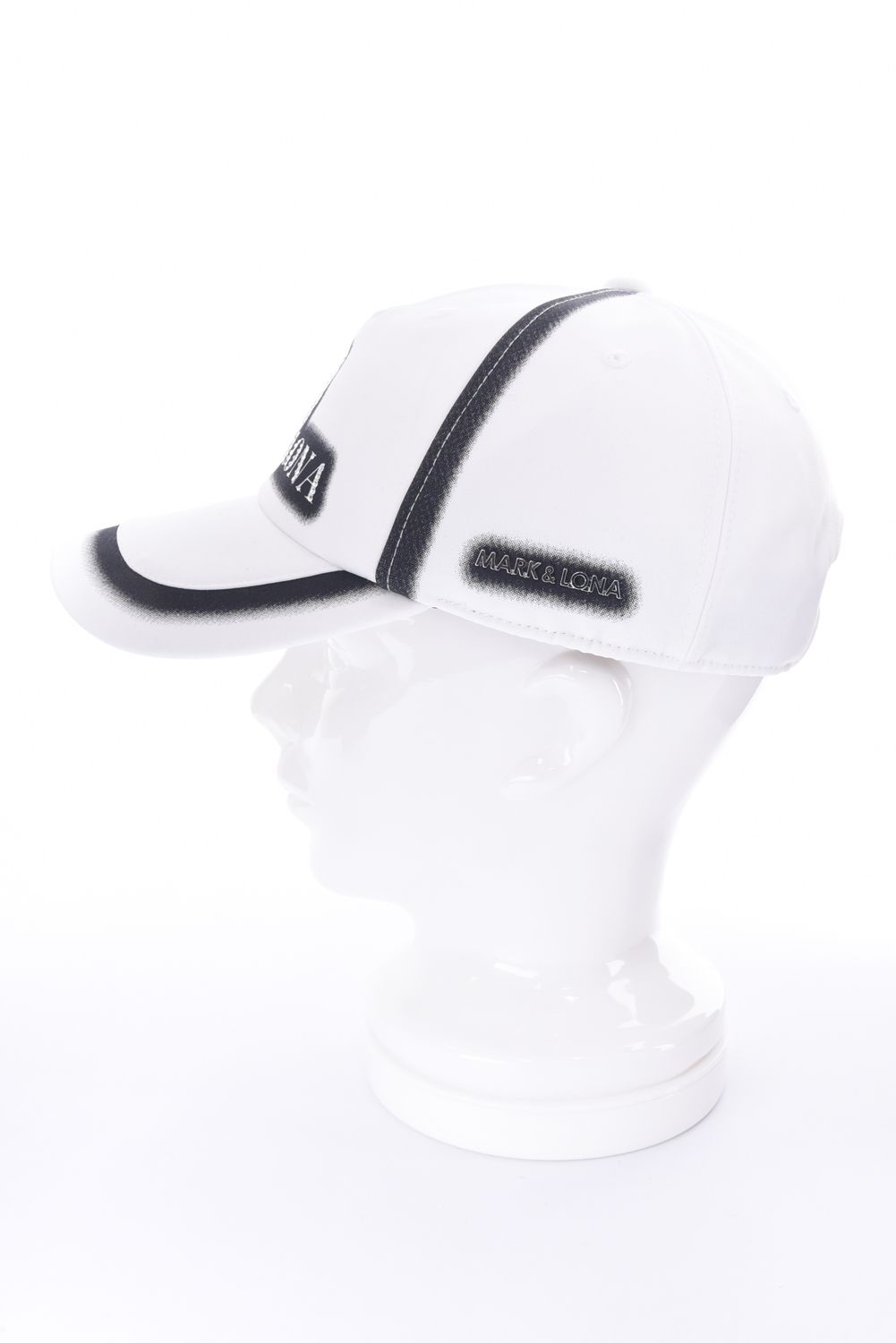 【26SS】 BLUR SIGN SPECTRUM CAP / ブラープリント ラインストーン キャップ (ホワイト)