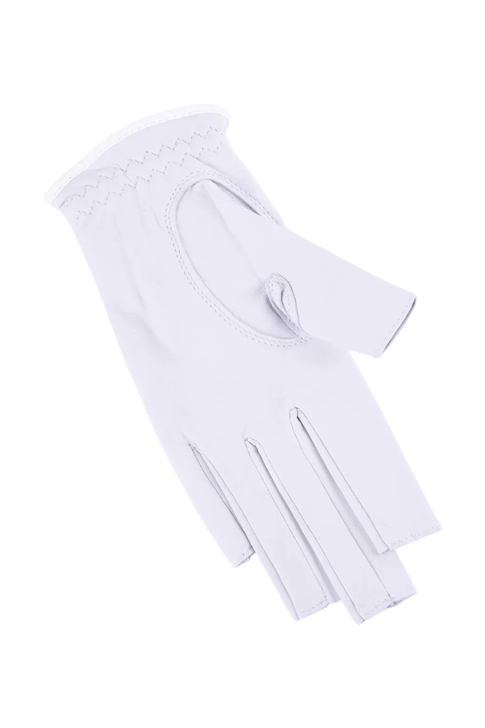 【26SS】【レディース】 EVER BREATHABLE LEATHER NAIL CUT GLOVE / ラムレザー ブランクスカルロゴ 両手用ネイルカットグローブ (ホワイト)