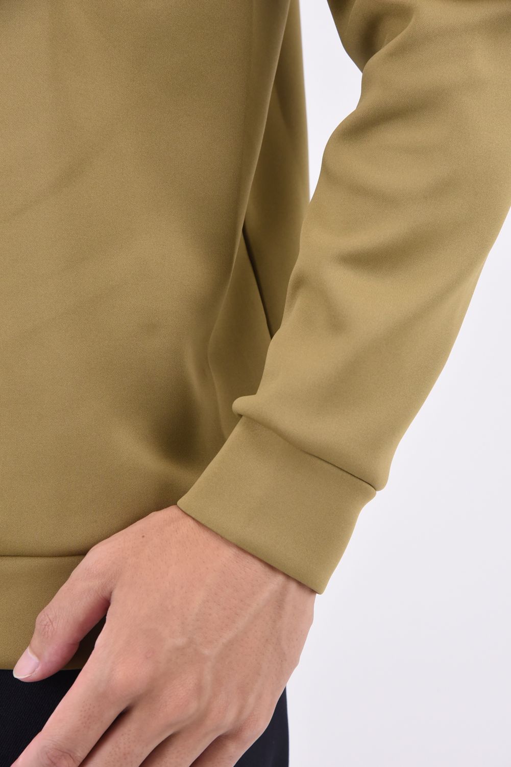 CARDBOARD 3D EMB SWEAT / 3Dロゴ ストレッチダンボール プルオーバースウェットキャメル*