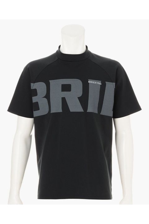 【26SS】 MEN’S BIG BEAT HIGHNECK / ビッグロゴ リラックスフィット モックネックTシャツ (ブラック)