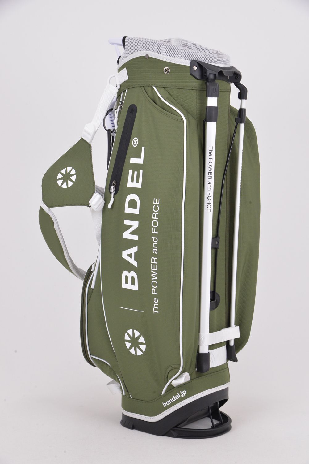 【ポイント10倍】 BANDEL × elitegrips D-Type 9.5inch CADDY BAG / エリートグリップ コラボレーション キャディバッグ (カーキ)