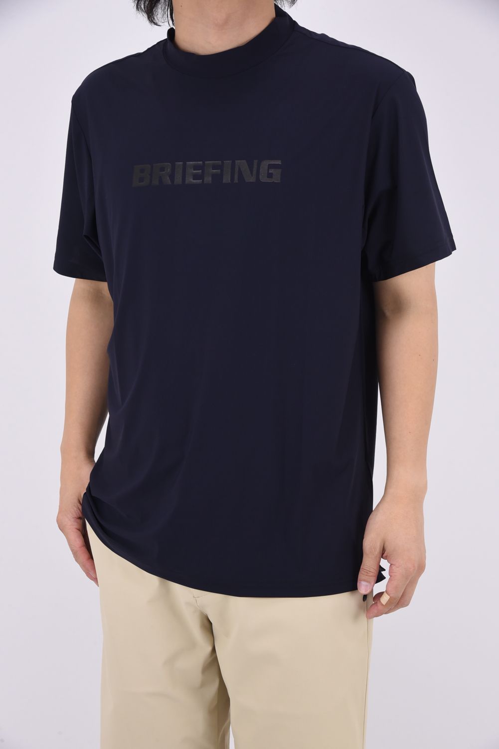 BRIEFING - 【25SS】 MEN'S GRAPHIC HIGHNECK / ロゴプリント