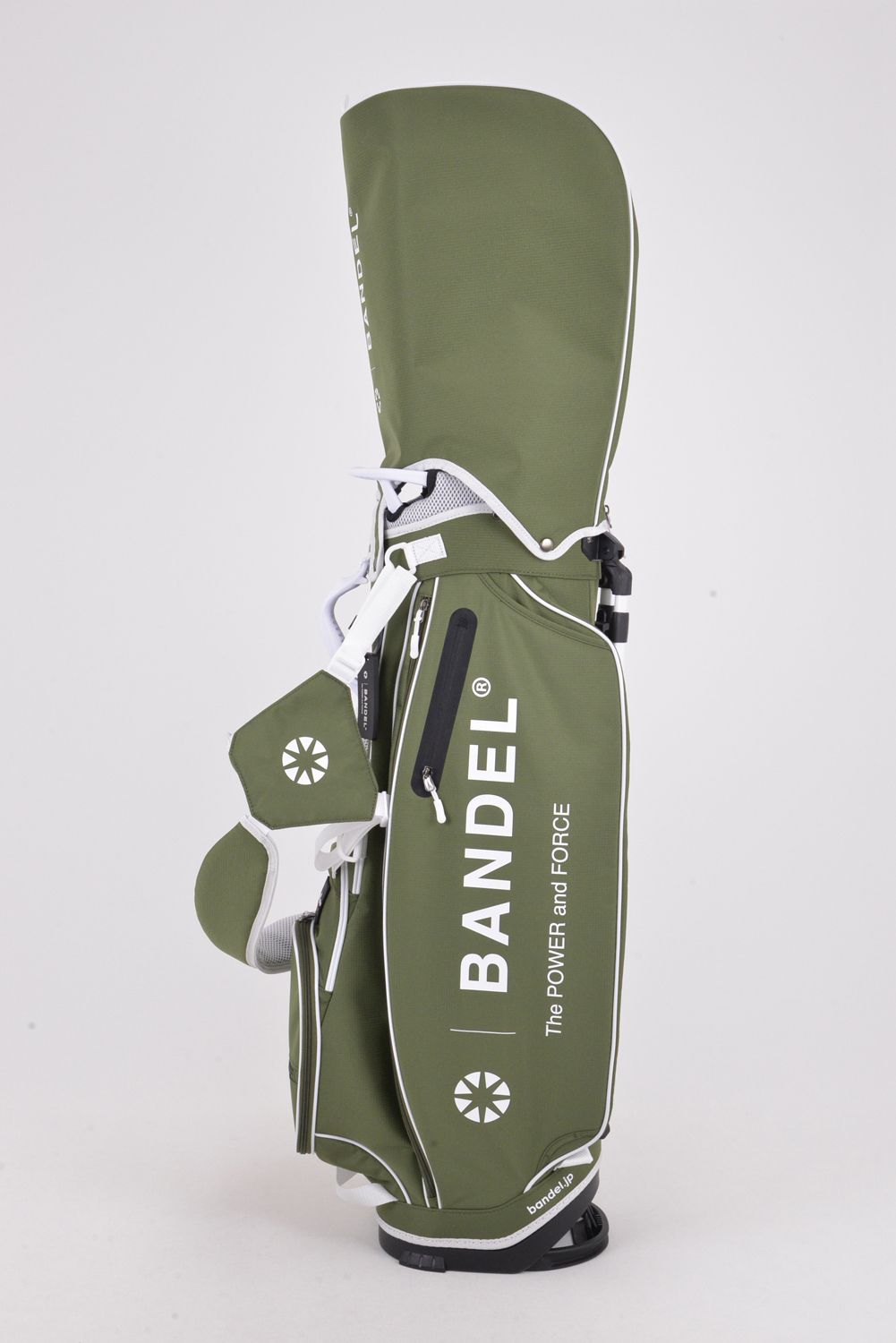 【ポイント10倍】 BANDEL × elitegrips D-Type 9.5inch CADDY BAG / エリートグリップ コラボレーション キャディバッグ (カーキ)
