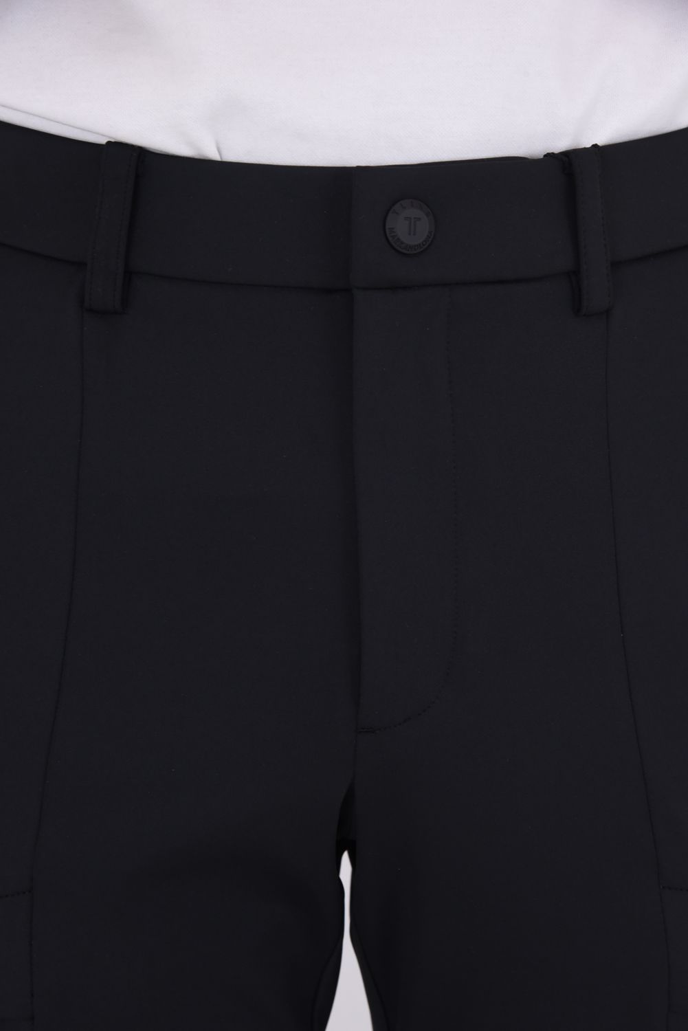 【26SS】【T-LINE】 CONTOUR FLEX CARGO JOGGER / モノトーン ポリエステルトリコット カーゴライクジョガーパンツ (ブラック)