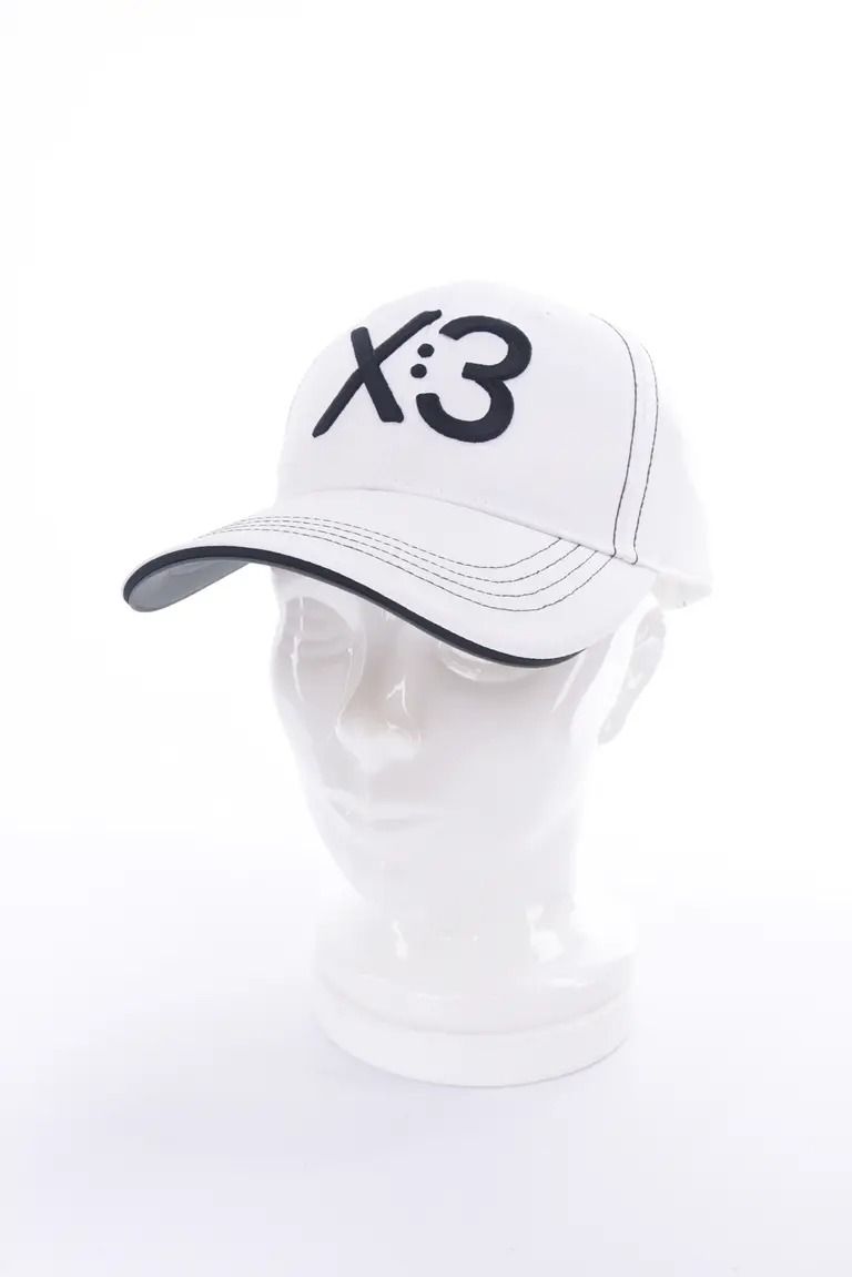 【26AW】 KIX3 BASIC LOGO CAP / ブランドロゴ刺繡 キャップ (ホワイト/ブラック)
