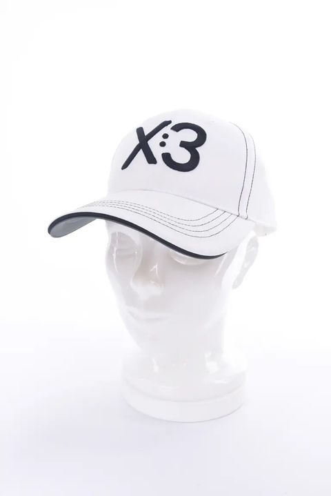 【26AW】 KIX3 BASIC LOGO CAP / ブランドロゴ刺繡 キャップ (ホワイト/ブラック)