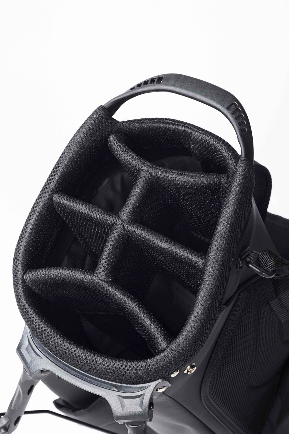 【銀行振込・代金引換不可】 【返品・交換不可】 STAND CADDIE BAG / 113ロゴ スタンド キャディバッグ ブラック