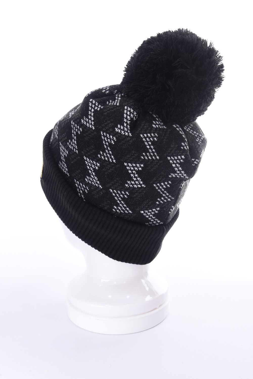 GM BONBON KNIT CAP / GM ボンボン ニットキャップ (ブラック)