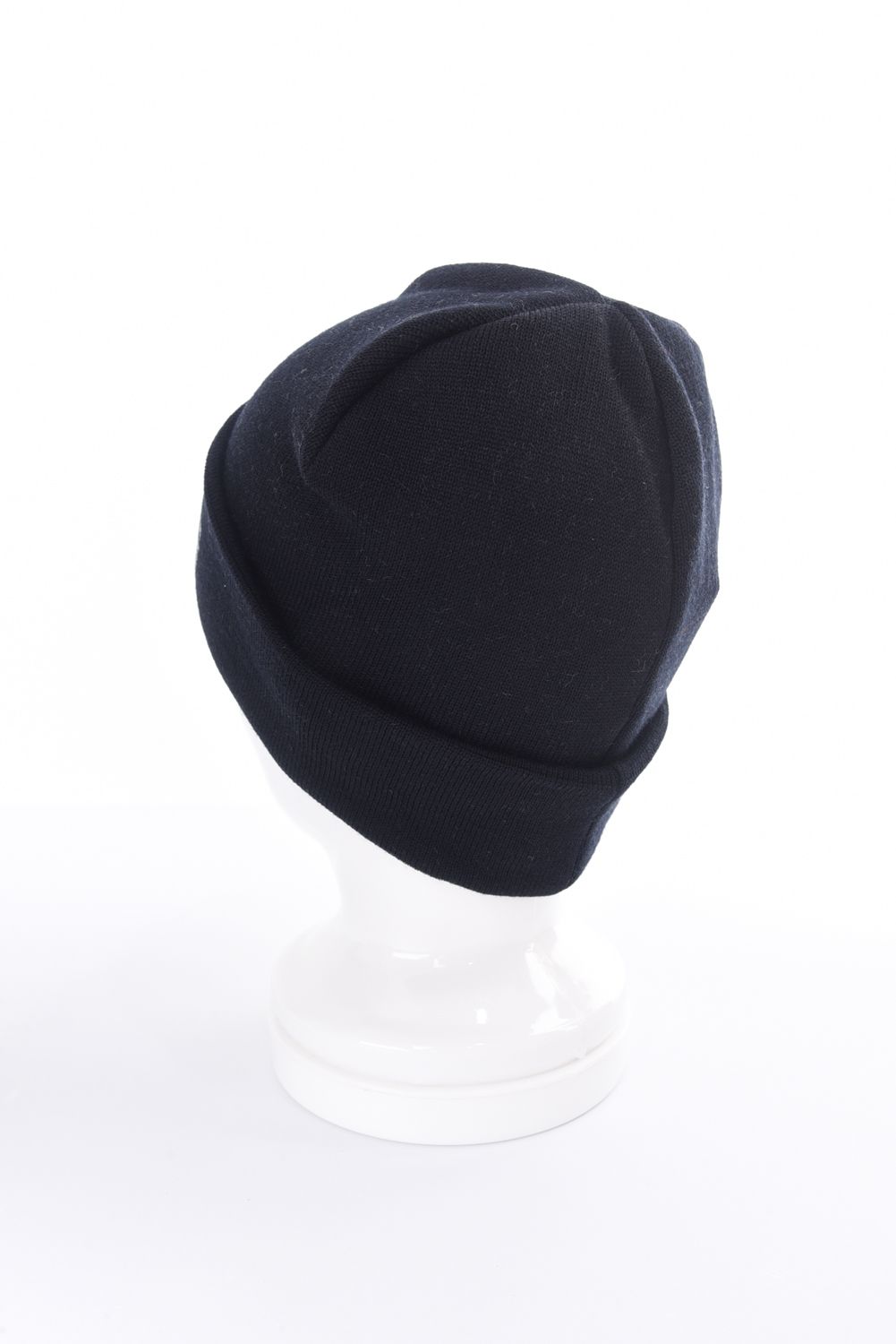 MEN’S WR WOOL KNIT JQ LOGO BEANIE / ジャガート゚ロゴ ウール ビーニー (ブラック)