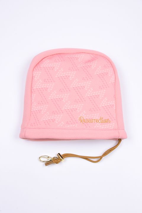 KNIT IRON COVERS / ブランドオリジナル ニットアイアンカバー (ベリーニピンク)*