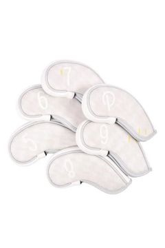 【26SS】 6P IRON COVER SET / オリジナルテキスタイル アイアンカバー(6個セット) (モノホワイト)*