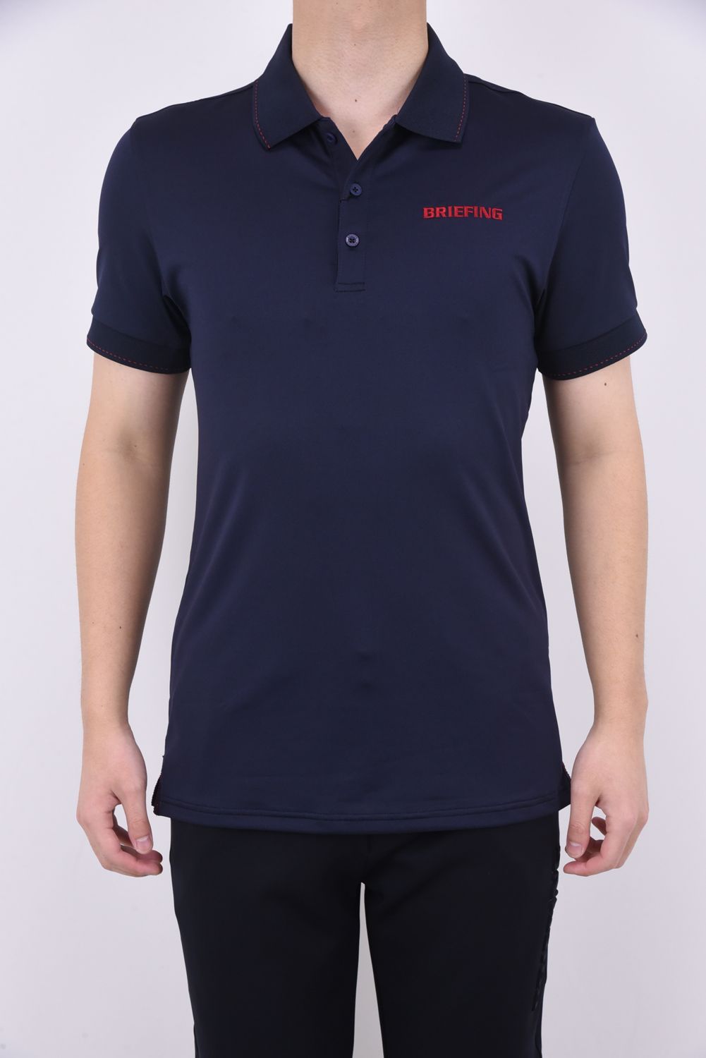 BRIEFING - MENS TOUR POLO / 刺繍ブランドロゴ ベーシック