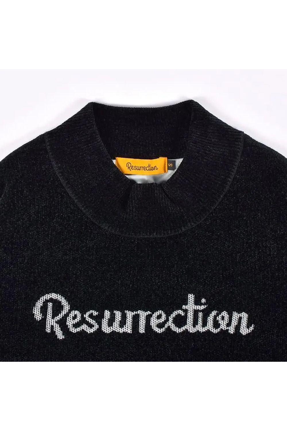 【26AW】【レディース】 AIRSHUT MOLE YARN HIGH NECK KNIT / モールヤーン 防風裏地 ハイネックニット (ブラック)*