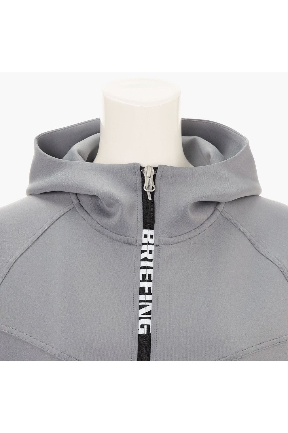 【26SS】【レディース】 WOMEN’S 3D LOGO PARKA / 3Dエンボスロゴ ストレッチジャージ ジップアップパーカー (グレー)