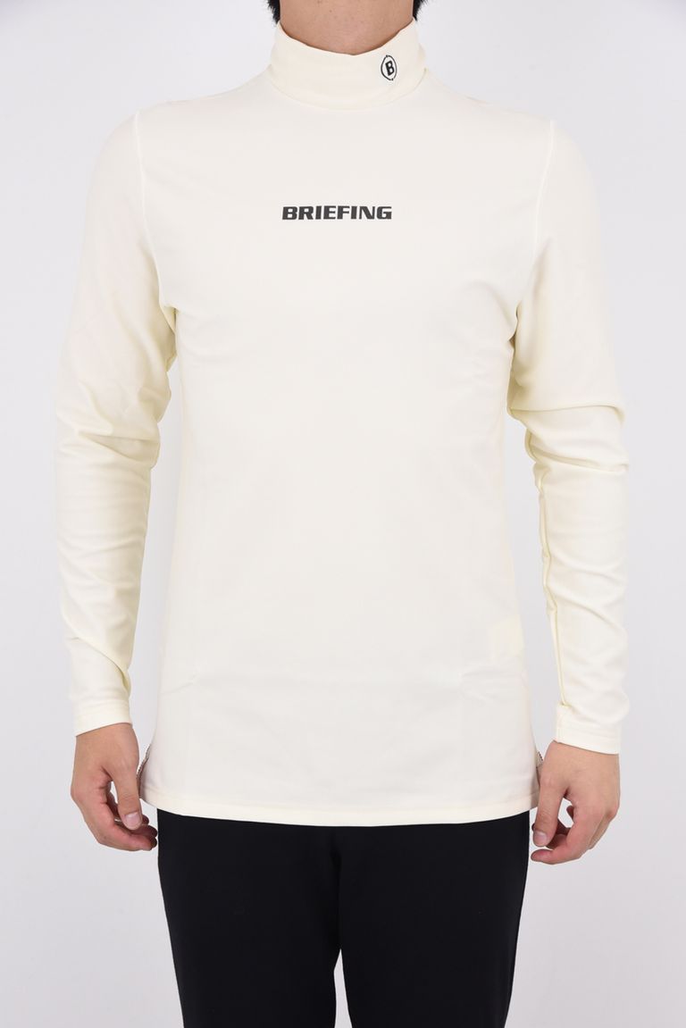BRIEFING - 【秋冬仕様】 MENS WARM LS HIGH NECK / ブランドロゴ  
