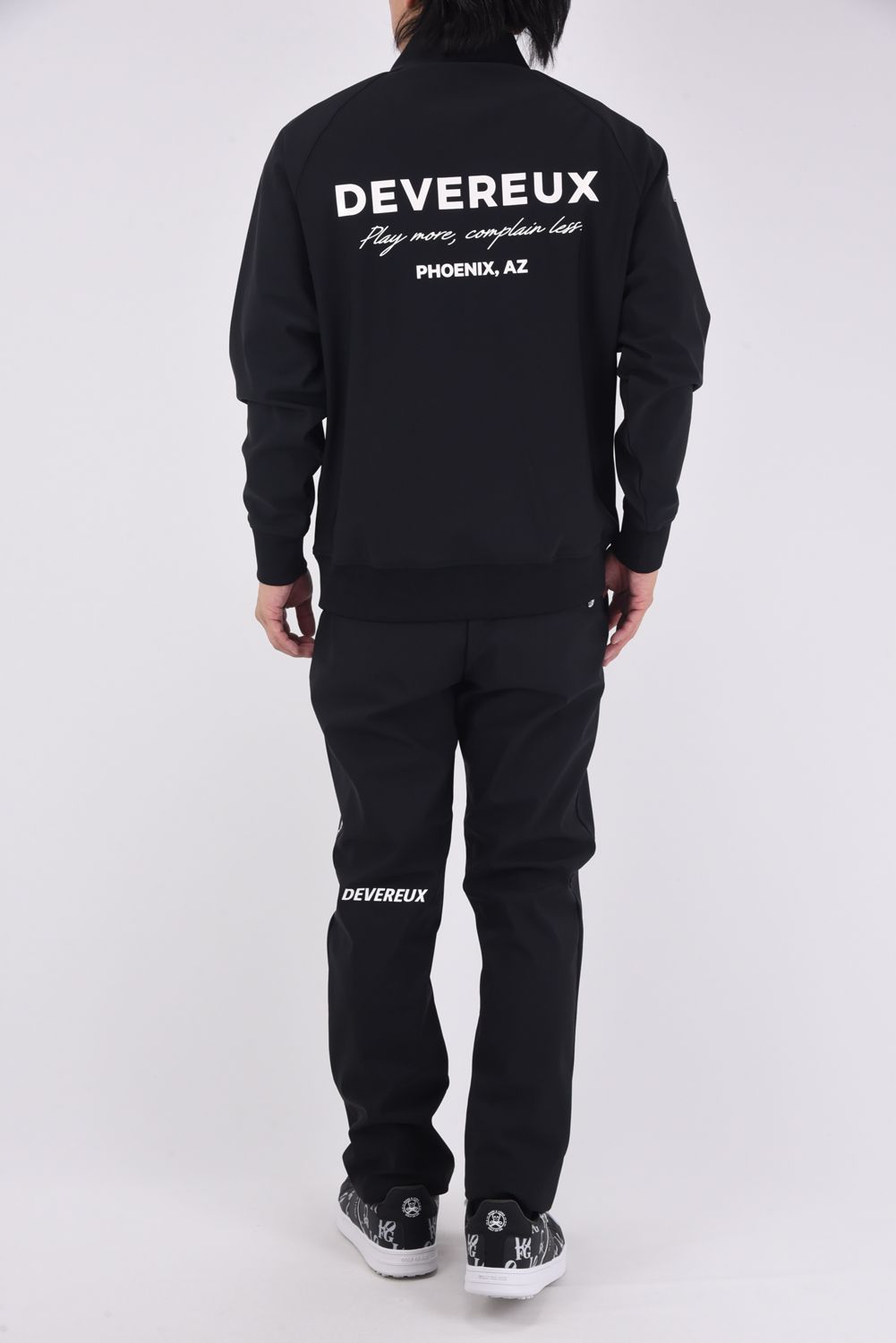 【25AW】 VALLY 3層 フリース ハーフジップ プルオーバー (ブラック)