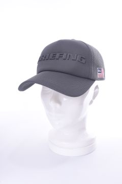 MENS 3D LOGO MESH CAP / 3Dロゴ ベーシック メッシュ グレー