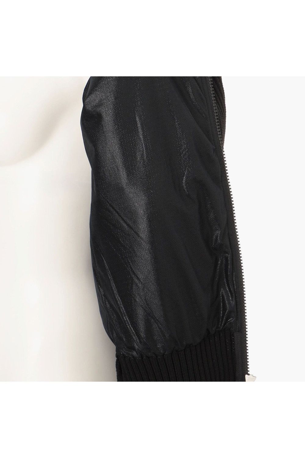 【26AW】【レディース】 WOMEN’S WINDBLOCK DOCKING RIB KNIT JACKET / 畦編みニット&ナイロンツイル ハイブリッドジャケット (ブラック)