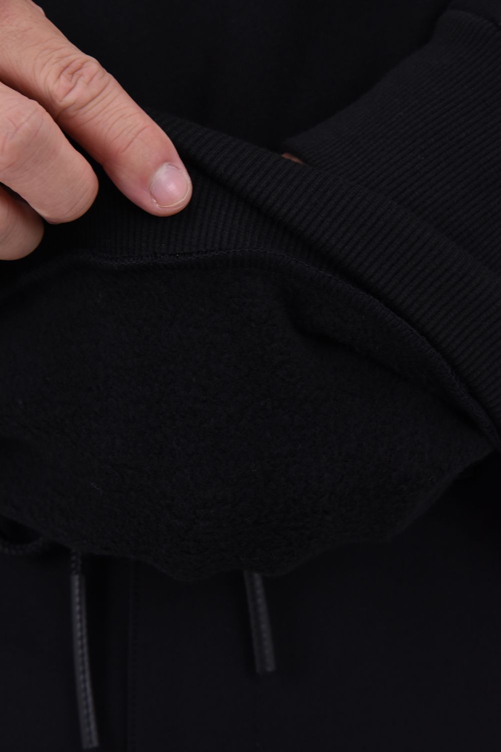 【26AW】【muta MARINE * ACANTHUS】 MOCKNECK SWEATSHIRT / ブランドロゴ モックネックスウェット (ブラック)