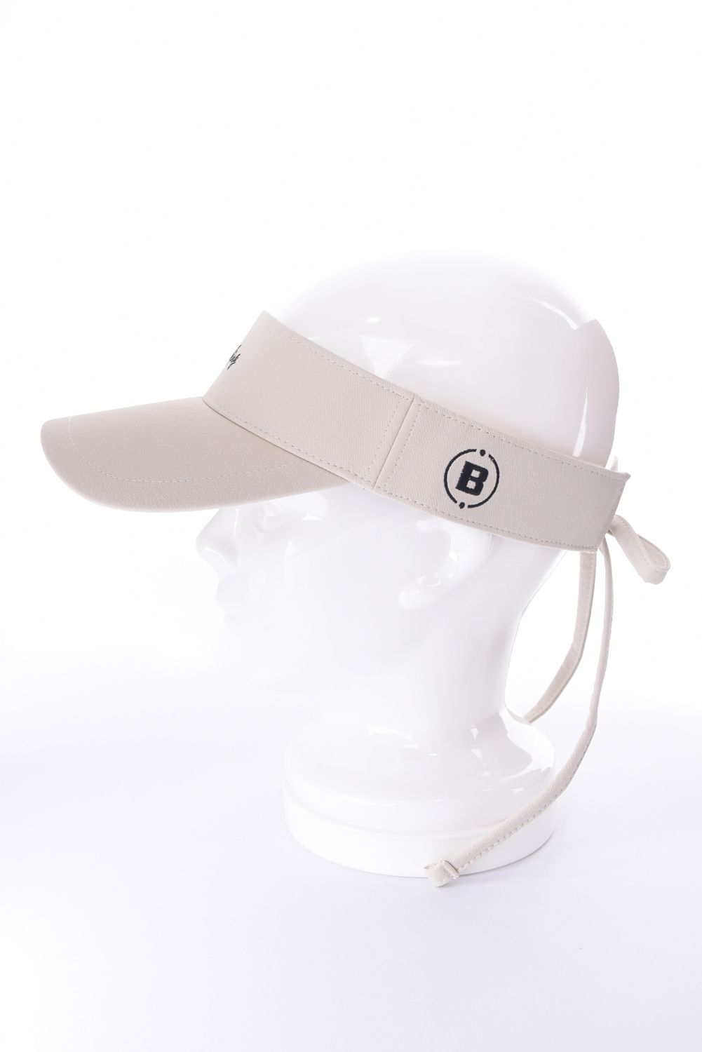 【26SS】【レディース】 WOMEN’S SMALL LOGO RIBBON VISOR / ブランドロゴ バックリボン リボンサンバイザー (アイボリー)