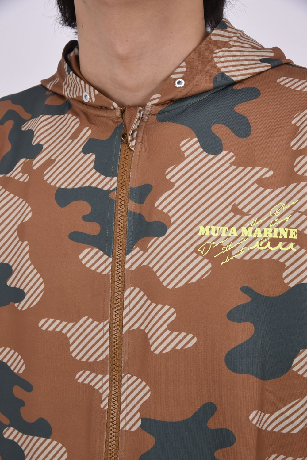 【26SS】 RUSH PARKA (DIAGONAL CAMO) / ダイアゴナルカモフラージュ ラッシュガードパーカー (ベージュ)