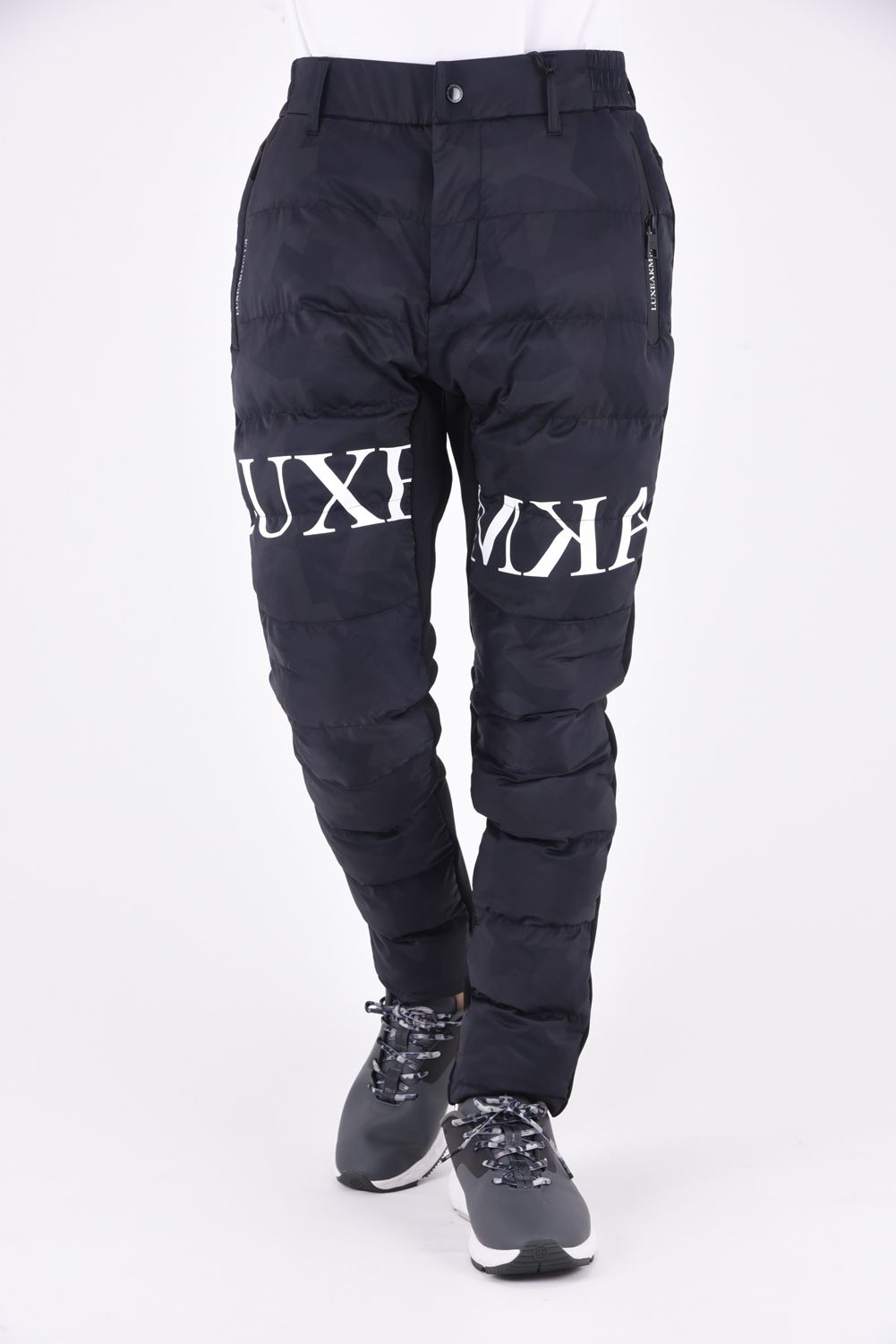 BATTING LOGO PANTS / バッテイング ロゴ ロングパンツ (ブラックカモ)
