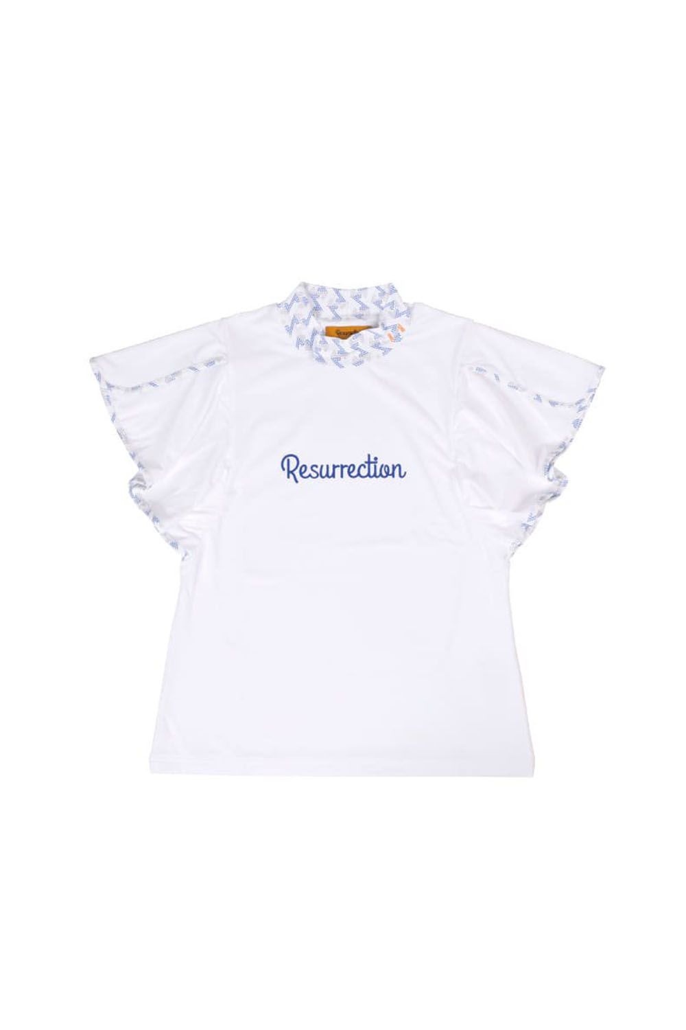 Resurrection WOMEN フレアスリーブレスハイネックシャツ レザレクション フレアスリーブレスハイネックシャツ ラベンダー S