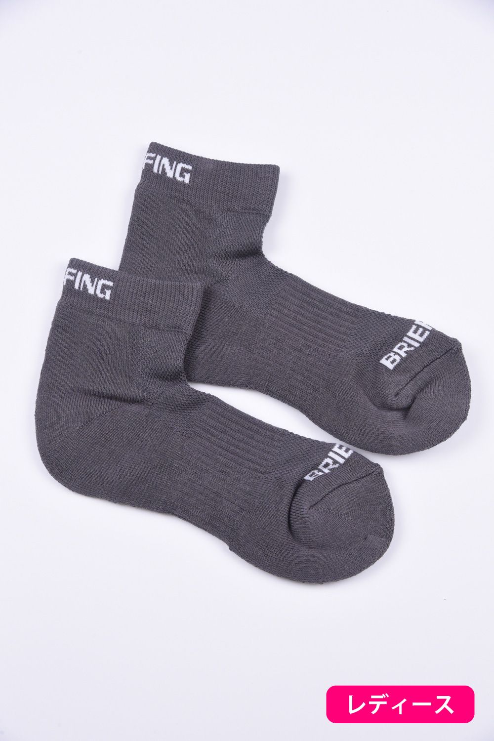 WOMENS CORDURA MIDDLE SOCKS / ブランドロゴ コーデュラ ミドルソックス グレー レディース