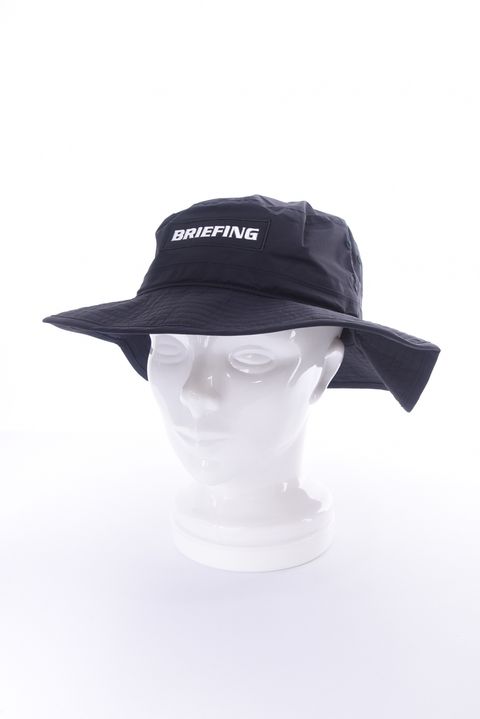 【26SS】 MEN’S WATERPROOF WIDE HAT / ストレッチリップストップ 撥水ワイドハット (ブラック)