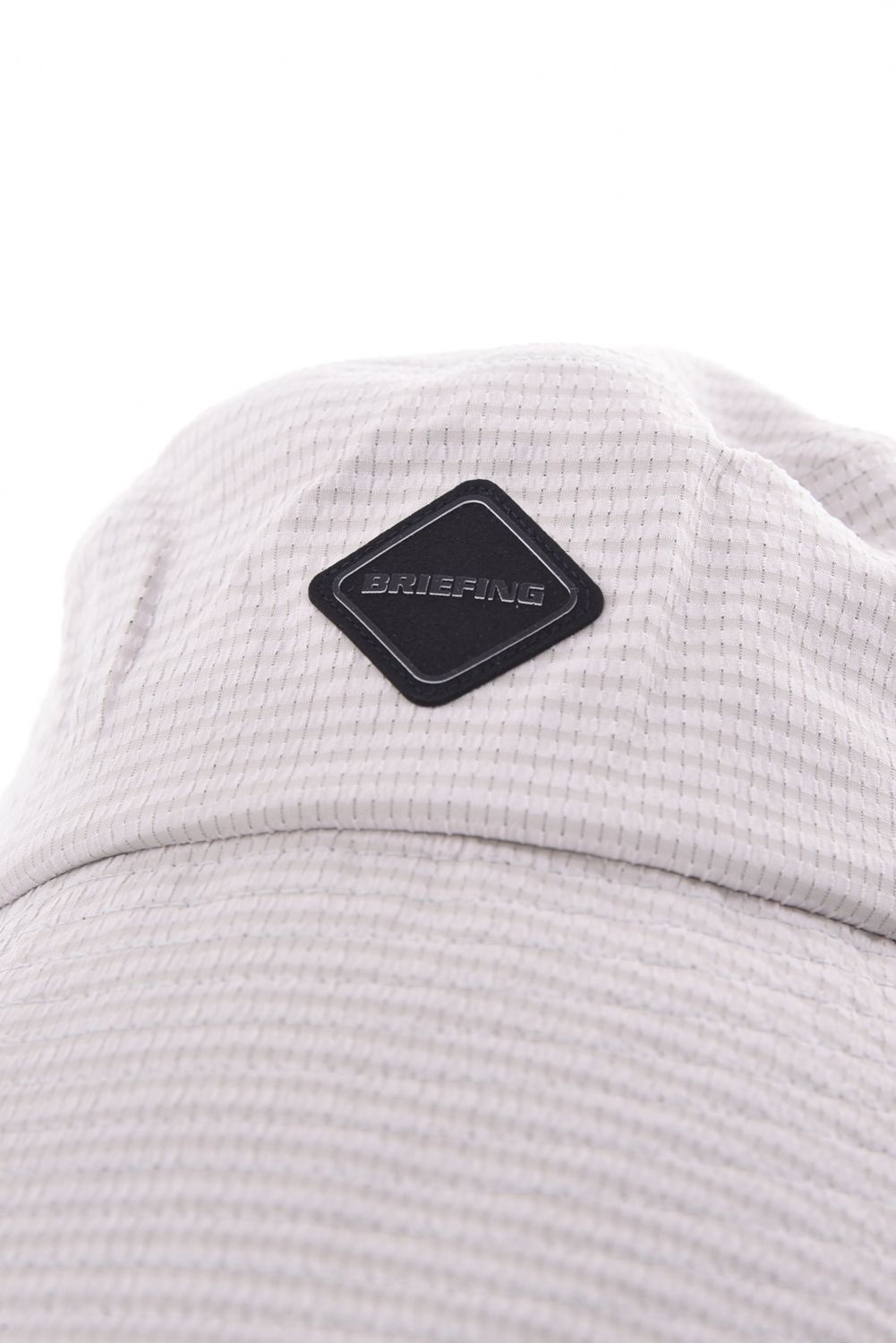 【26SS】【レディース】 WOMEN'S SEERSUCKER CORD STRAP WIDE HAT / シアサッカー コードストラップ付き バケットハット (ベージュ)