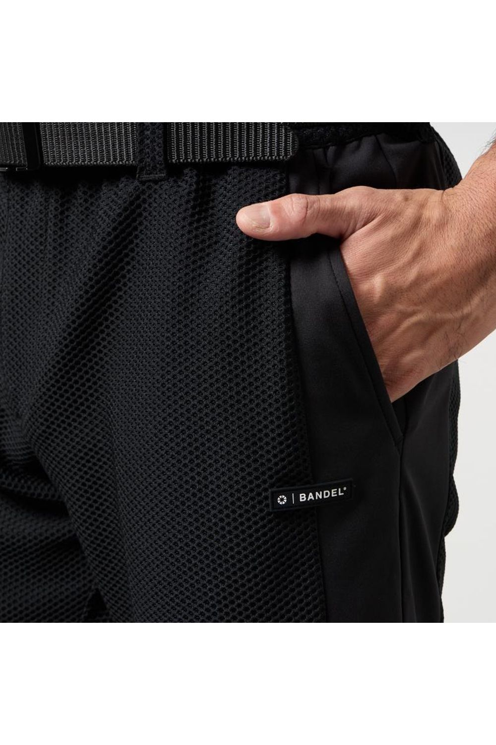 【26SS】 DRY WAFFLE SWITCH HALF PANTS / ドライワッフル サイド切り替え ショートパンツ (ブラック)