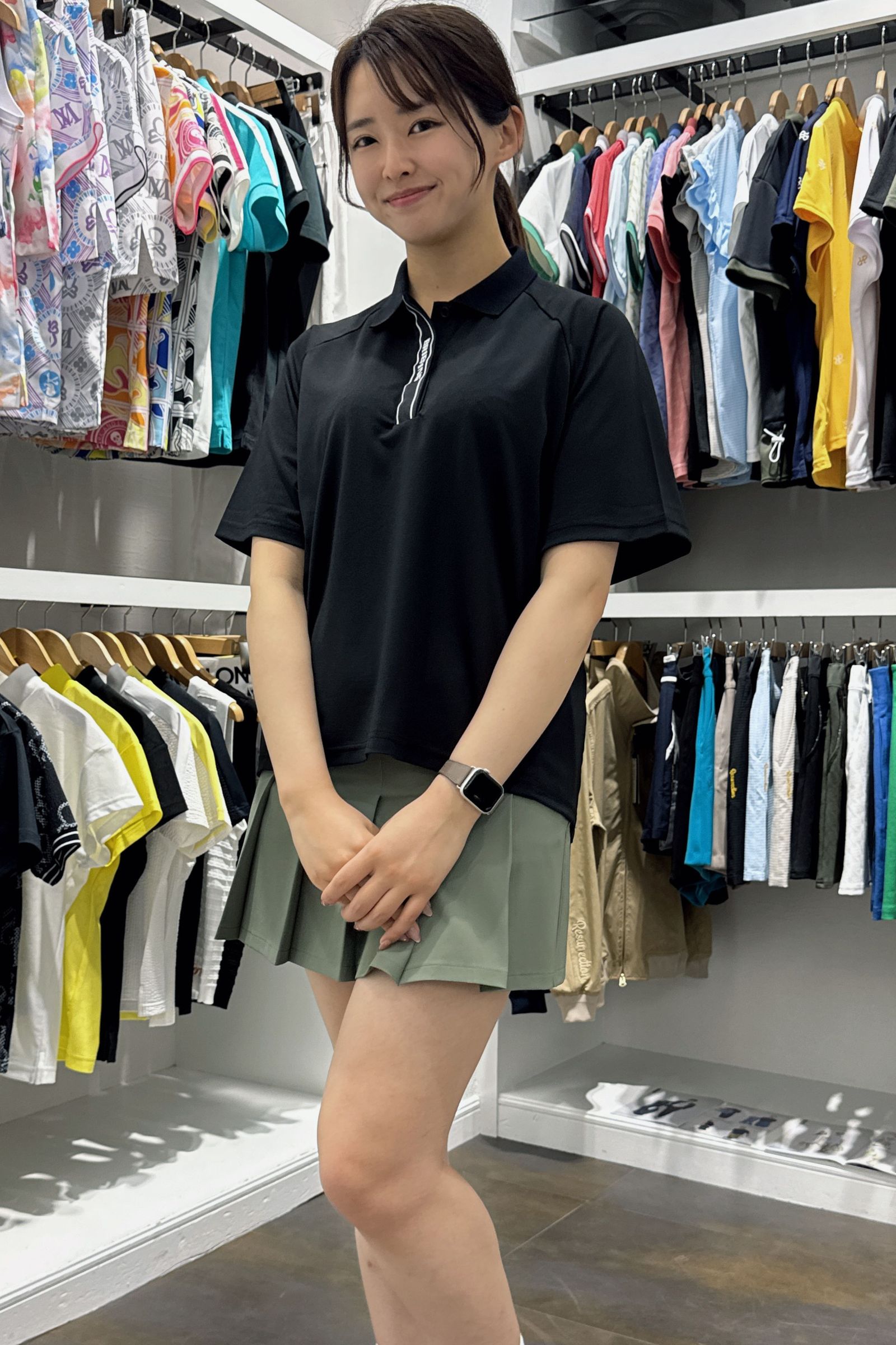 BRIEFING - 【25SS】【レディース】 MINI LOGO POLO / ミニロゴ