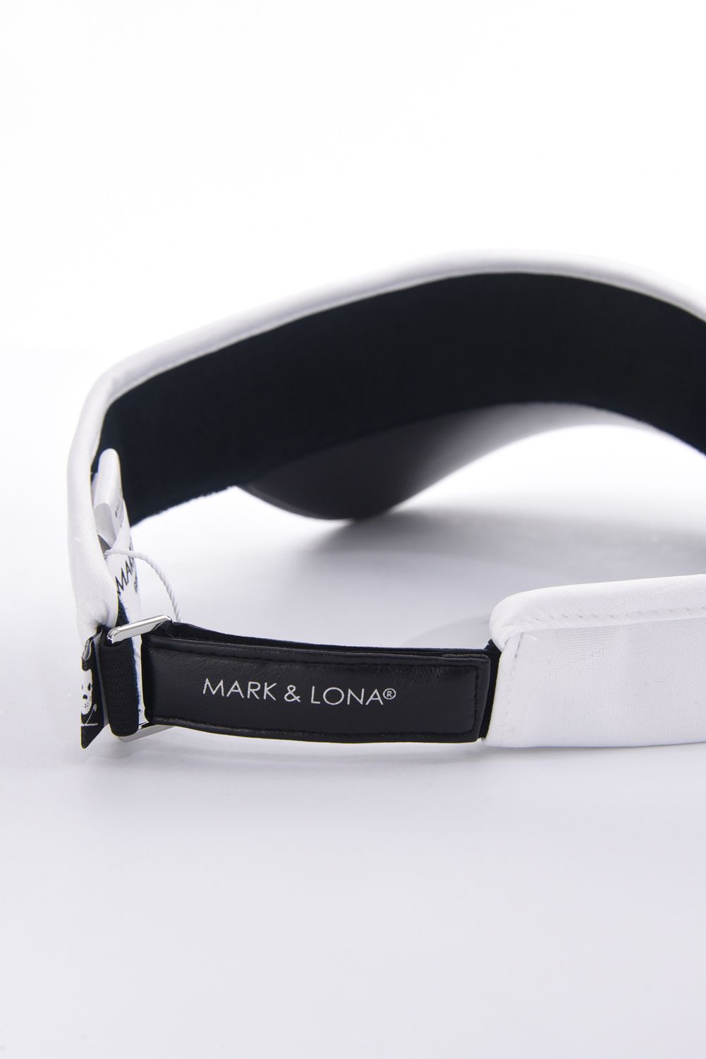 GAUGE CRYSTAL ICON VISOR / オリジナルカモジャカード 異素材切り替え サンバイザー (ホワイト)