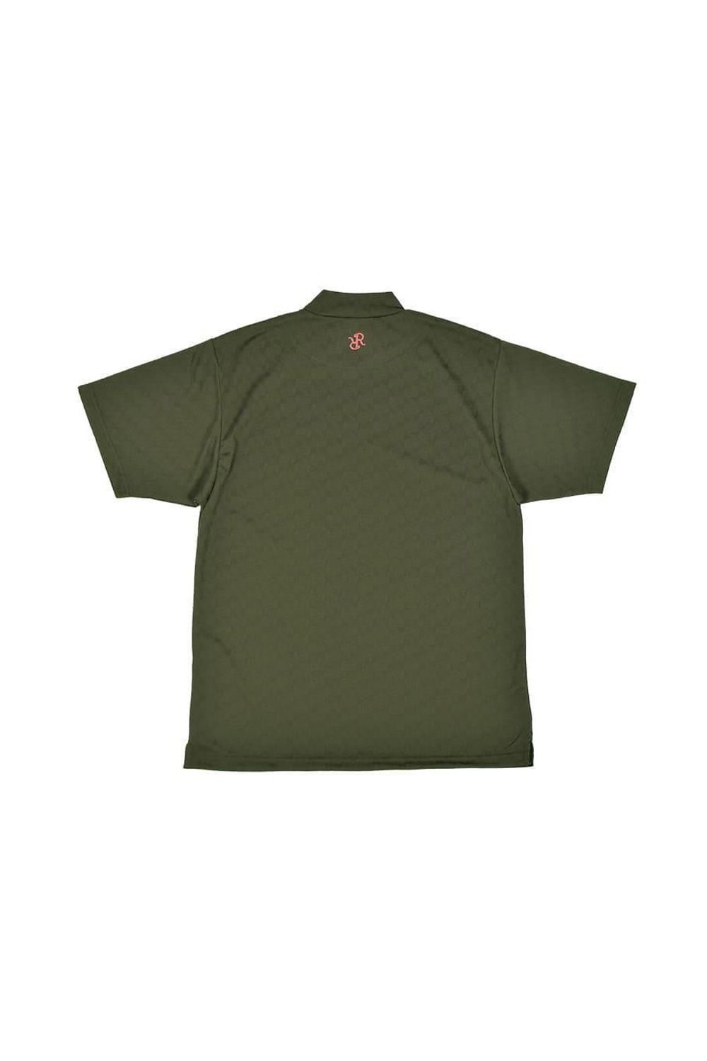 【25SS】 MENS GM JACQUARD MOCK NECK / ジャガード モックネックTシャツ (カーキ)