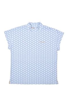 【26SS】【レディース】 WOMENS GM PRINT MOCK NECK / GMプリント モックネック (ブルー)*