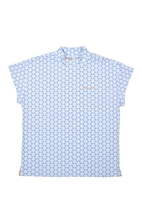 【26SS】【レディース】 WOMENS GM PRINT MOCK NECK / GMプリント モックネック (ブルー)*