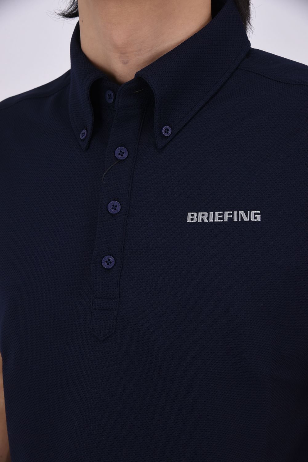 【26SS】 MEN'S DRESS BD SHIRT / ベーシック ボタンダウンカラー ポロシャツ (ネイビー)