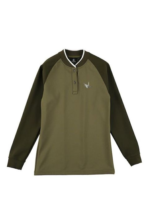 【2025AW】【レディース】 1PIU1UGUALE3 BLADE POLO / ブレイド ポロシャツ (カーキ)