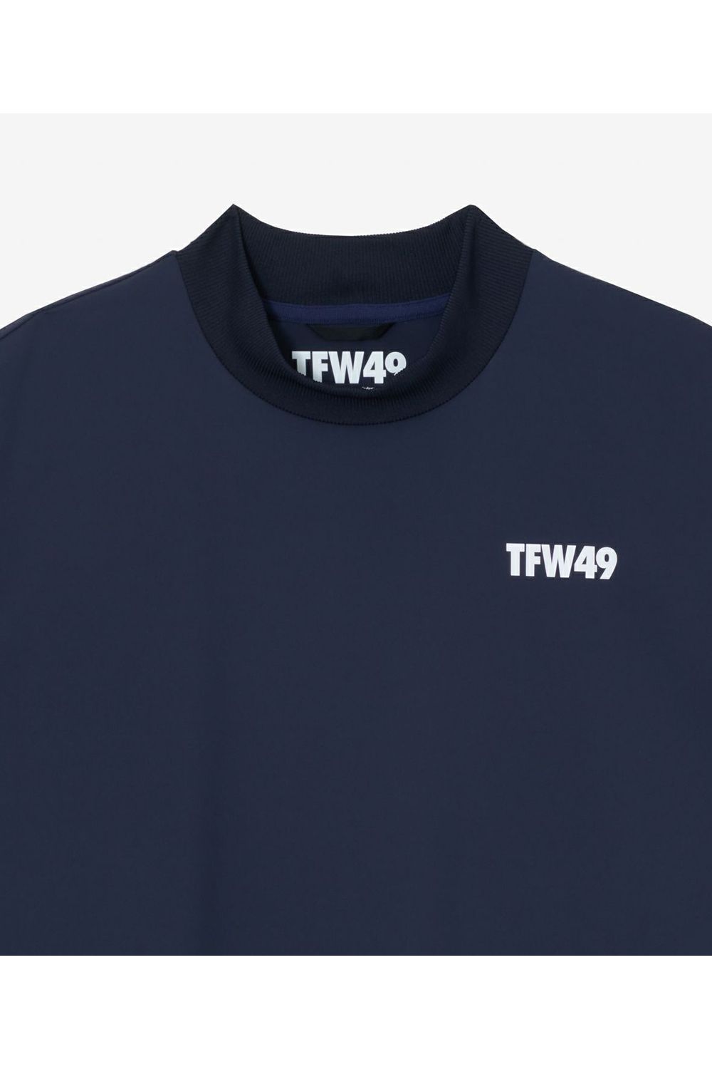 TFW49 - 【25SS】 HALF MOCKNECK TSHIRT / ナイロンベアスムース