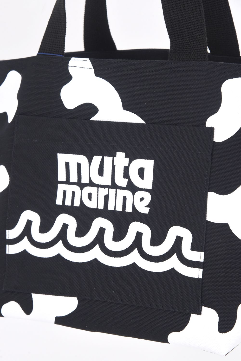 【26SS】 CLOUD WAVE LOGO ECO BAG / クラウドウェーブ エコバック (ブラック)