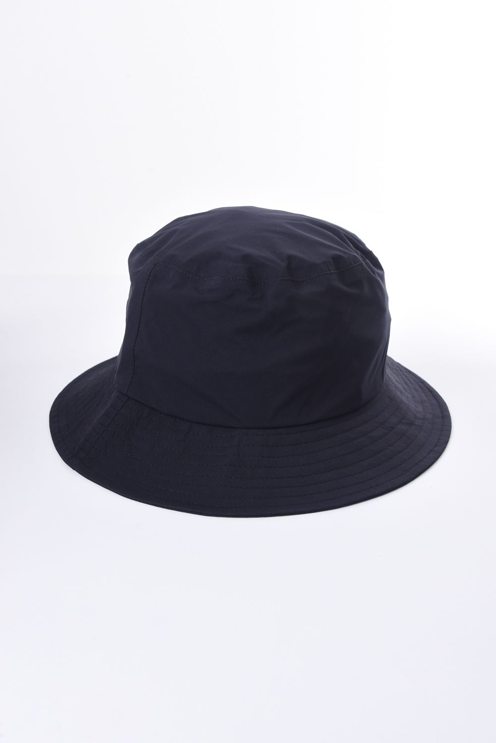 MS WATERPROOF HAT / 刺繍ロゴ  ウォータープルーフ サファリハット ブラック