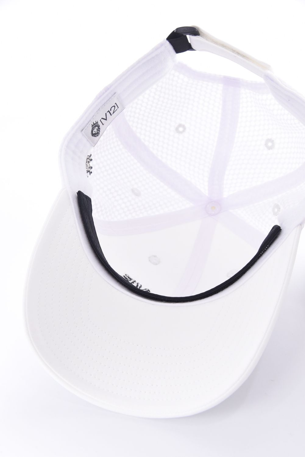 【26SS】 INVERT CAP / ブランドロゴ刺繍 メッシュキャップ (ホワイト)