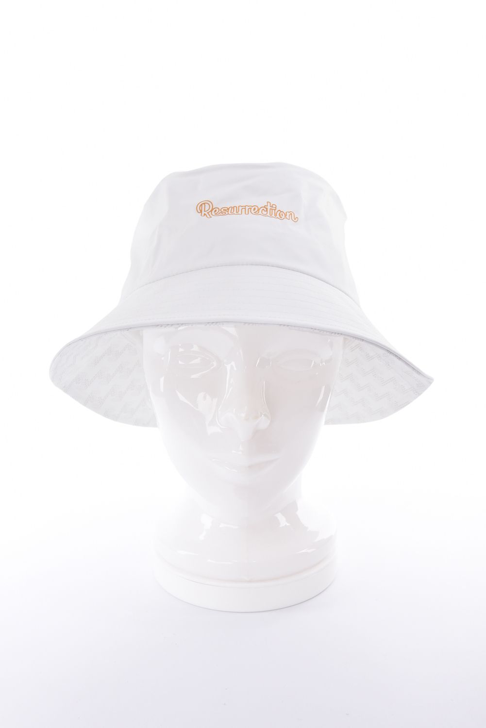 RAIN BUCKET HAT No.2 / オリジナルテキスタイル レインバケットハット (モノホワイト)