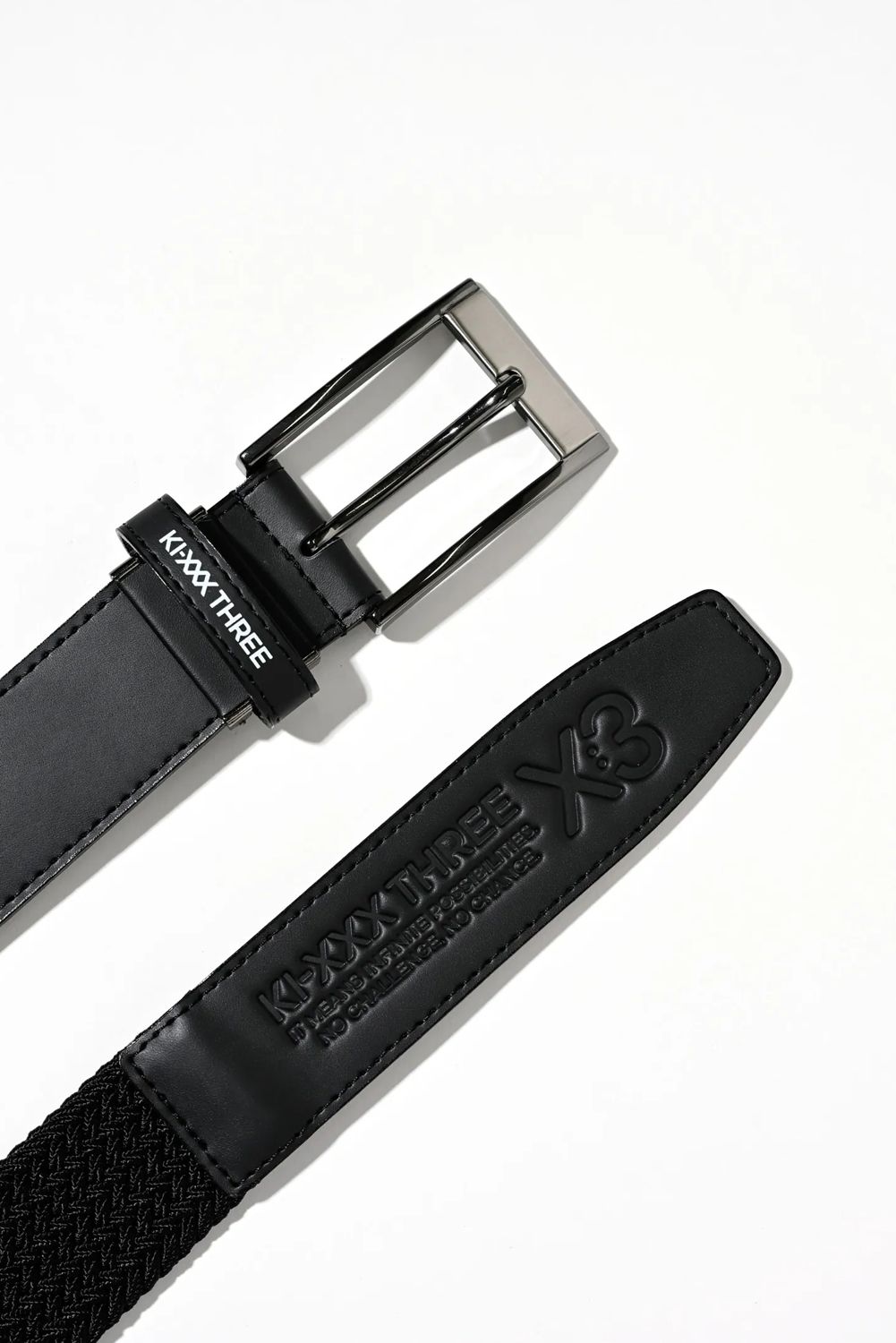 【26AW】 WEBBING BELT / ロングベルト (ブラック)