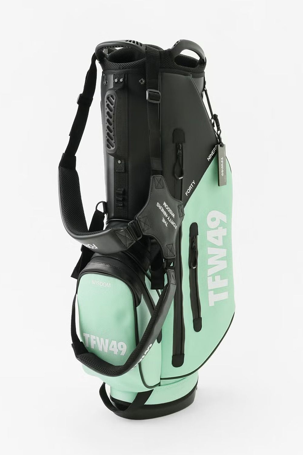 【銀行振込・代金引換不可】【返品・交換不可】 NYLON CADDY BAG / ナイロン キャディバッグ (ミント/ブラック)
