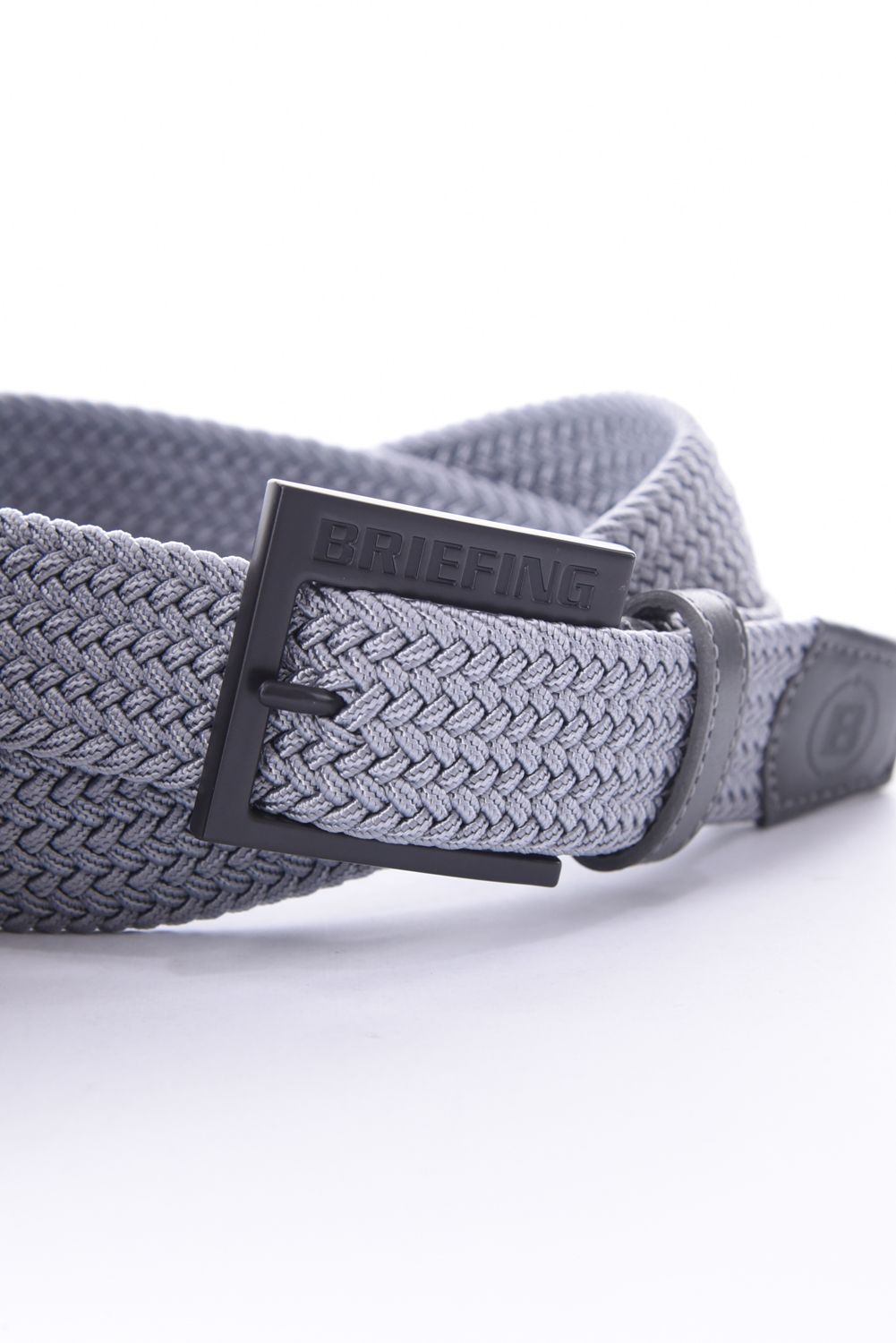 【26SS】 MS SQUARE BUCKLE MESH BELT / スクエアバックル メッシュベルト (グレー)