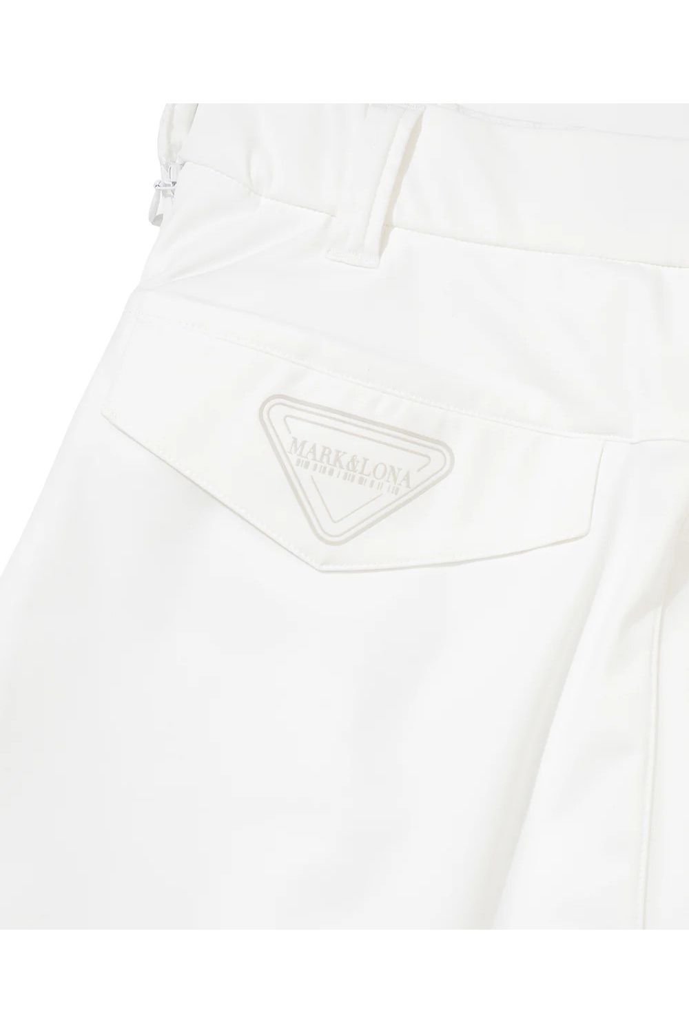 【26SS】【CODE COLLECTION】【レディース】 ALSK / アシンメトリー ラップ風スカート (インナーパンツ付き) (ホワイト)