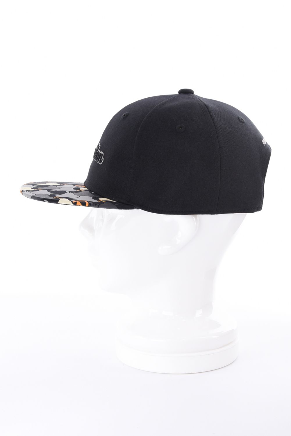 【26AW】 BIRDS TILE BRIM CAP LANATEC / バーズタイル フラットキャップ (ブラック/オフホワイト)