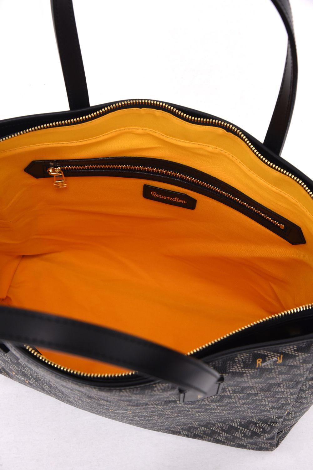 LANIUS BIZ (ラニウス ビズ) / ブランドオリジナルテキスタイル ビジネストートバッグ (ダークブラック)*